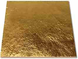 Amazon | 純金箔 金箔 工芸用 24K 50枚 日本製の金箔 金沢 金色