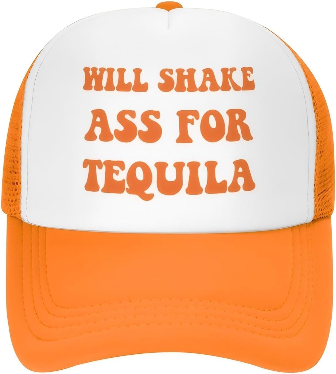 Will Shake Ass for Tequila Funny Trucker Hat for Women Breathable Mesh Hat