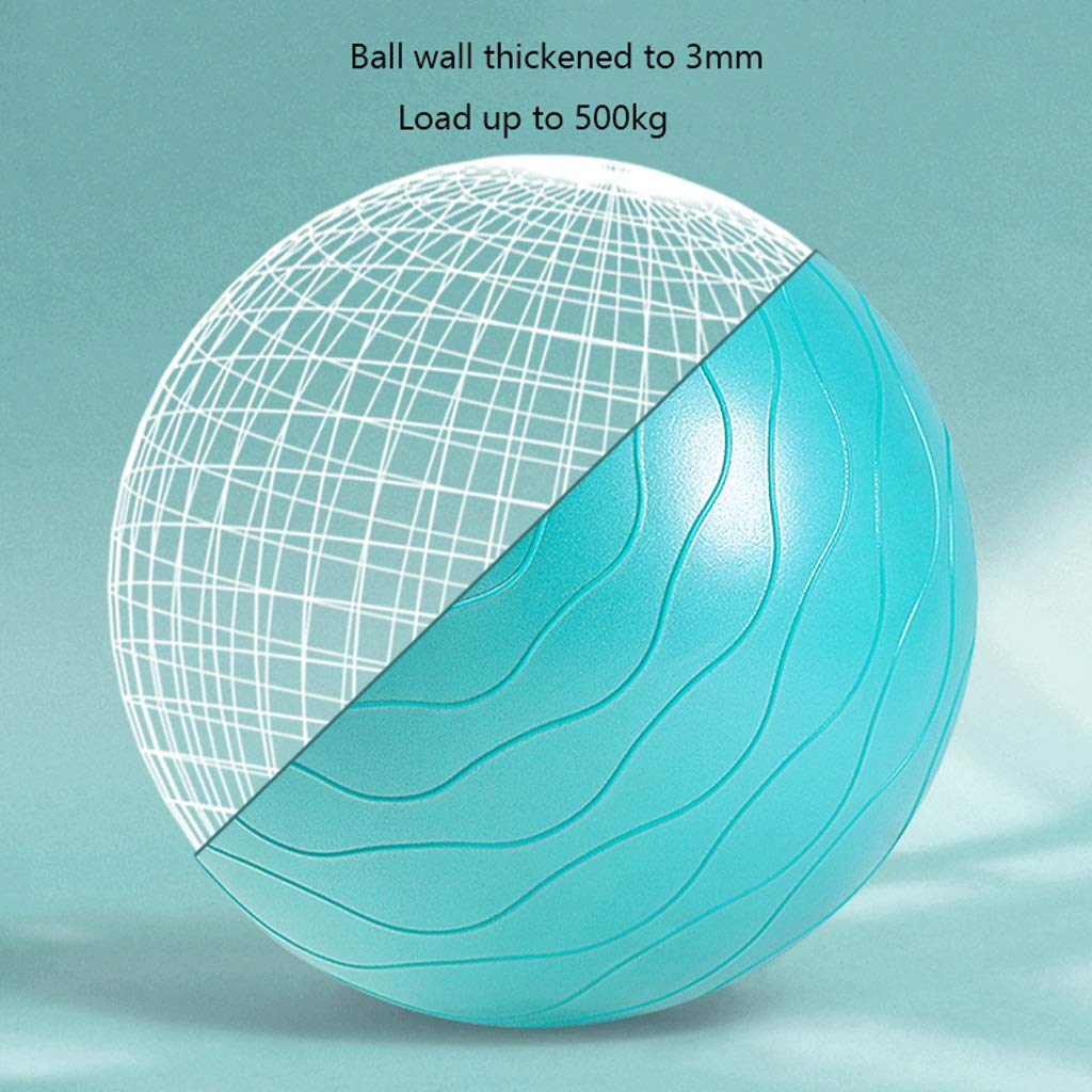 Gymnastikball Übung Ball Yoga Ball Stuhl mit Fußpumpe, Anti-Rutsch- und explosionssicher, Geburtsball-Massagekugel for Yoga Pilates Balance Training