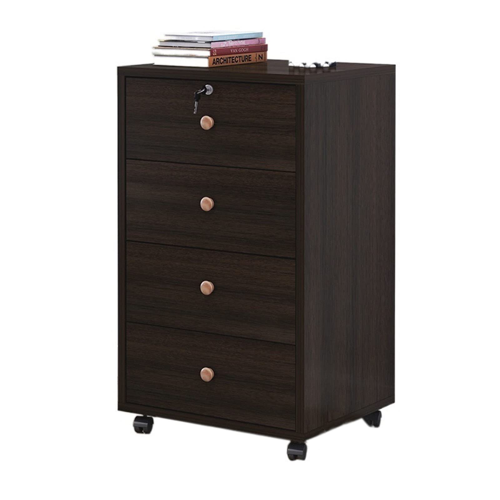 Aioneer C2 File Cabinet Wooden Office File Cabinet Mobile Floor Low Cabinet Storage Data Cabinet Activity Cabinet Lock Drawer Cabinet Storage Cabinet Organizer Filing Cabinet