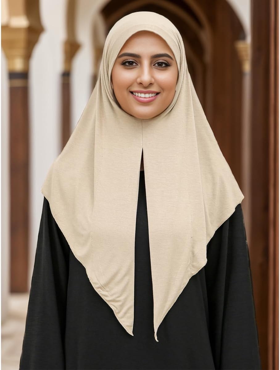 Ready to Wear Hijab Scarf for Women Instant Hijab Soft Head Wraps for Women - Image 6