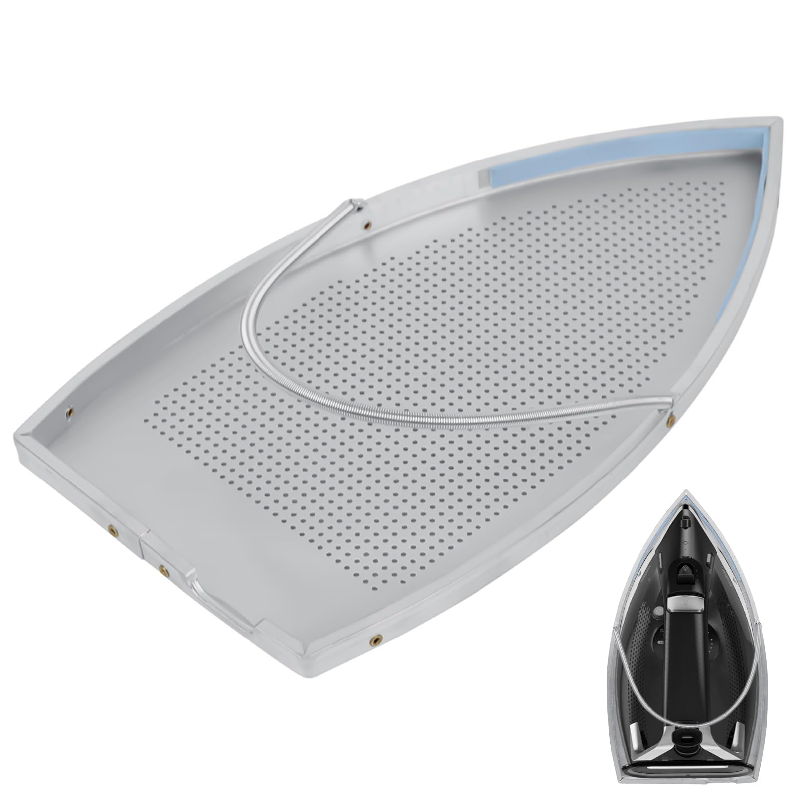Iron Shoe Cover for Ironing, Ironing Shoe Iron Plate Cover Protector Iron Cover Metal Ironing Cloth to Protect Clothes Iron Plate Steam Iron Cover for Clothes Pressing, Prevents Burn, Sticking