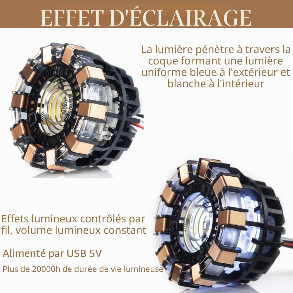 MK2 Iron Man Arc Reactor Proof that Tony Stark has a heart LED Lamp Light Arc eB MK2 Iron Man Arc Reactor Proof that Tony Stark has a heart LED Lamp Light Arc eB