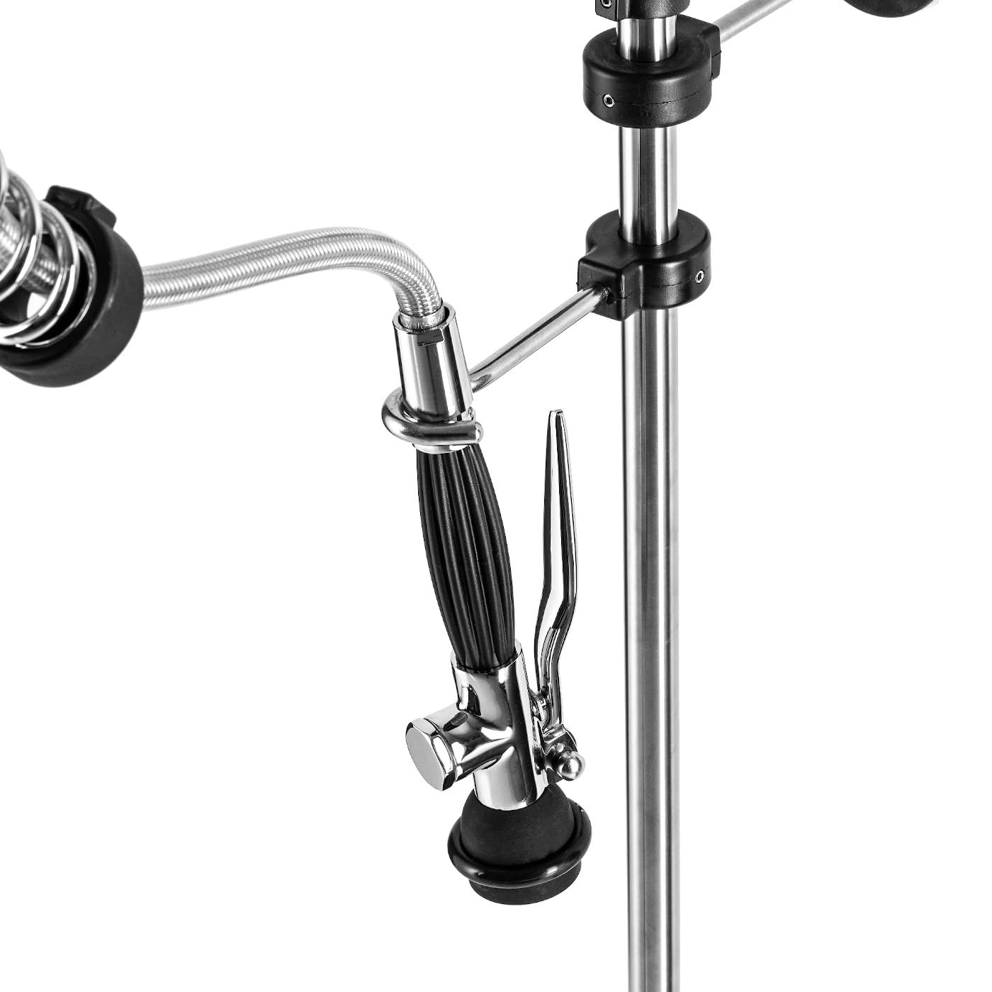 Grifo de pared con ducha y caño, Grifos para fregadero, Grifo de cocina, Montado en el fregadero, Para la cocina profesional, Funcionamiento duradero, Uso confiable, Versatilidad, Ergonomía