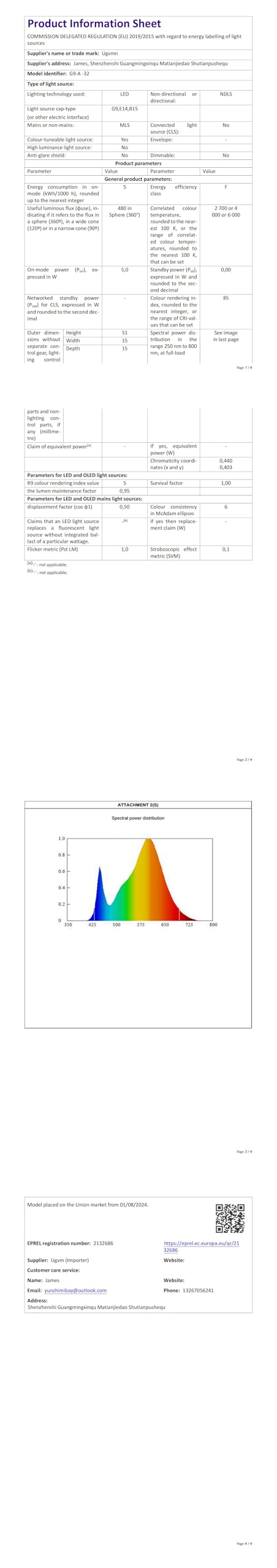 RuLEDne Lampadine Alogene G9 40W 2800K Bianco Caldo, Lampadina G9 - Foto 2