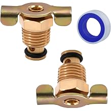 1/4" Air Compressor Drain Valve, 2Pcs, 1/4" NPT Air Hose Fitting