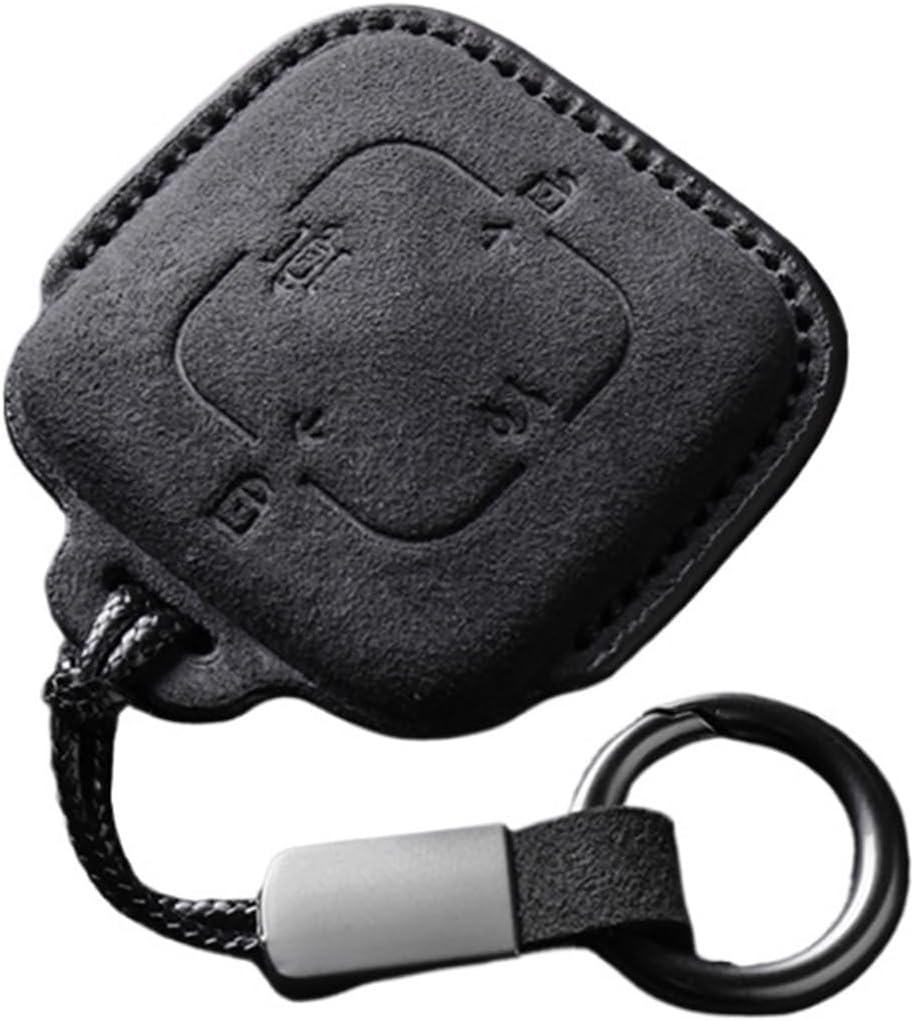 スエードレザー ZEEKR 001 009 対応 車キーカバーケース シェル Bluetooth スマート トップグレード カーキー