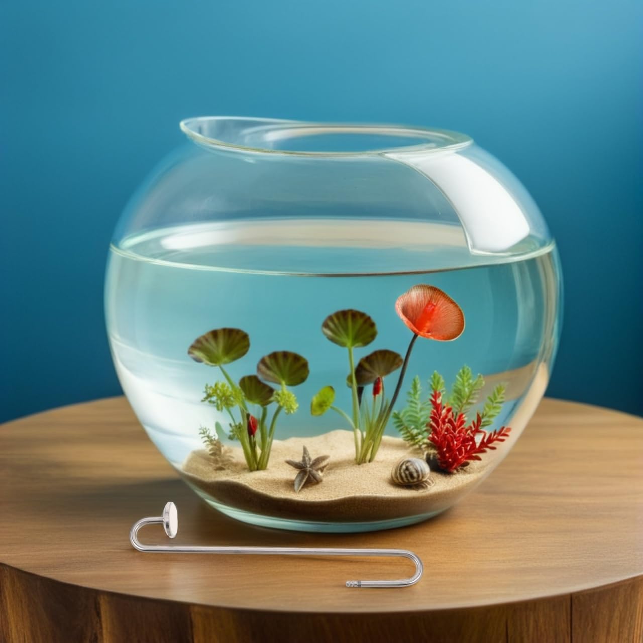 SHINEOFI Diffusore di ossigeno per pesci in acciaio inox, diffusore di bolle per acquario, per acquario, piante acquatiche, funzionamento silenzioso, facile installazione e manutenzione, adatto a