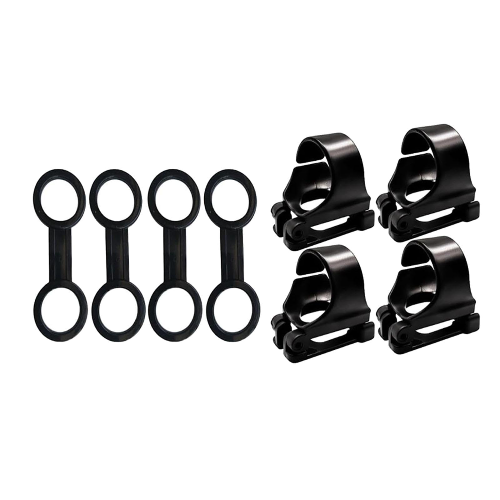 Perfeclan 8 Clips de Fixation pour équipement de plongée sous-Marine et de Snorkeling, Accessoires de Sports sous-Marins, Supports pour Tuba et Tuba