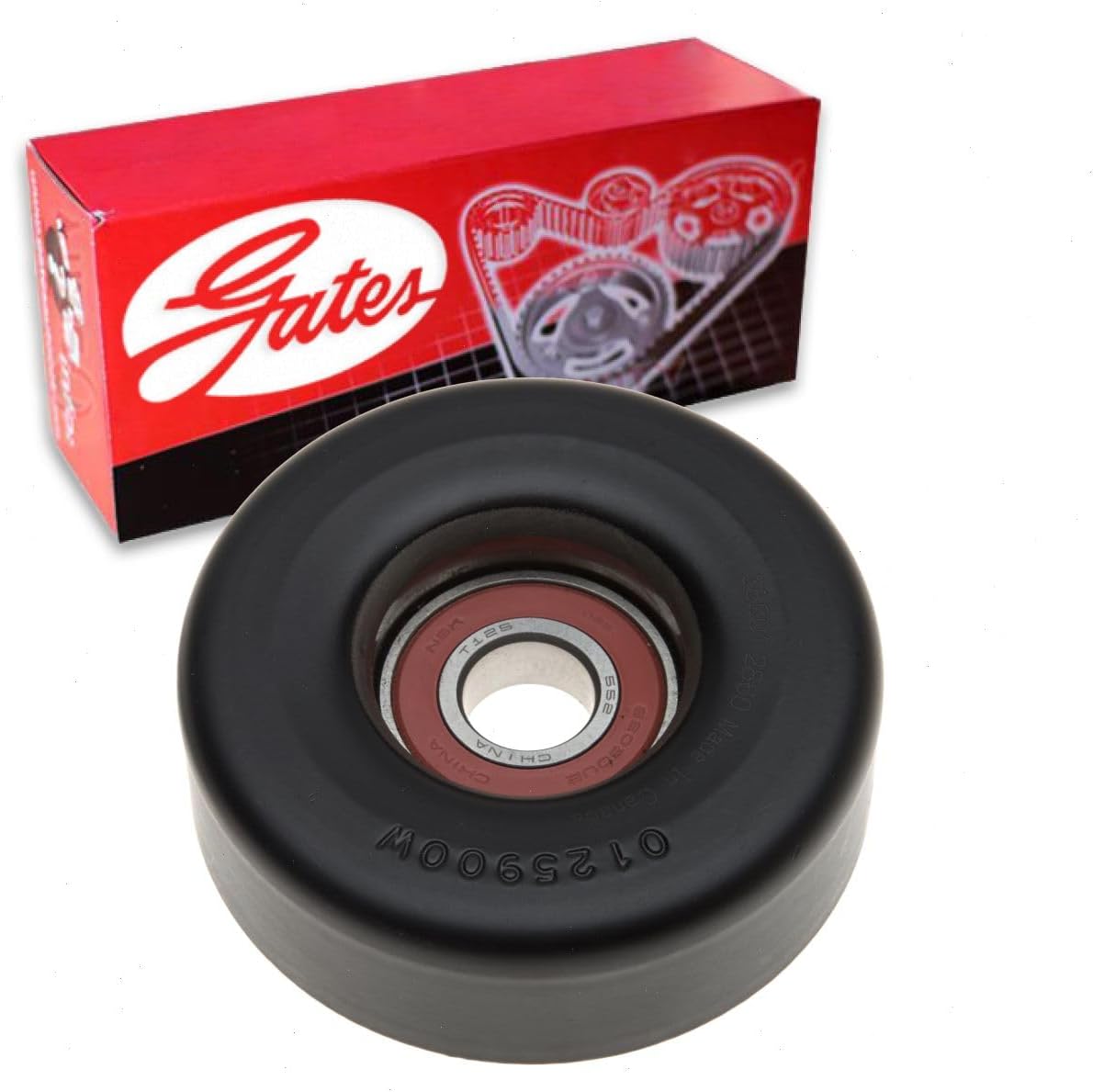 Gates DriveAlign Drive Belt Idler Pulley compatible with Ford Explorer Sport Trac 4.0L V6 2002-2010