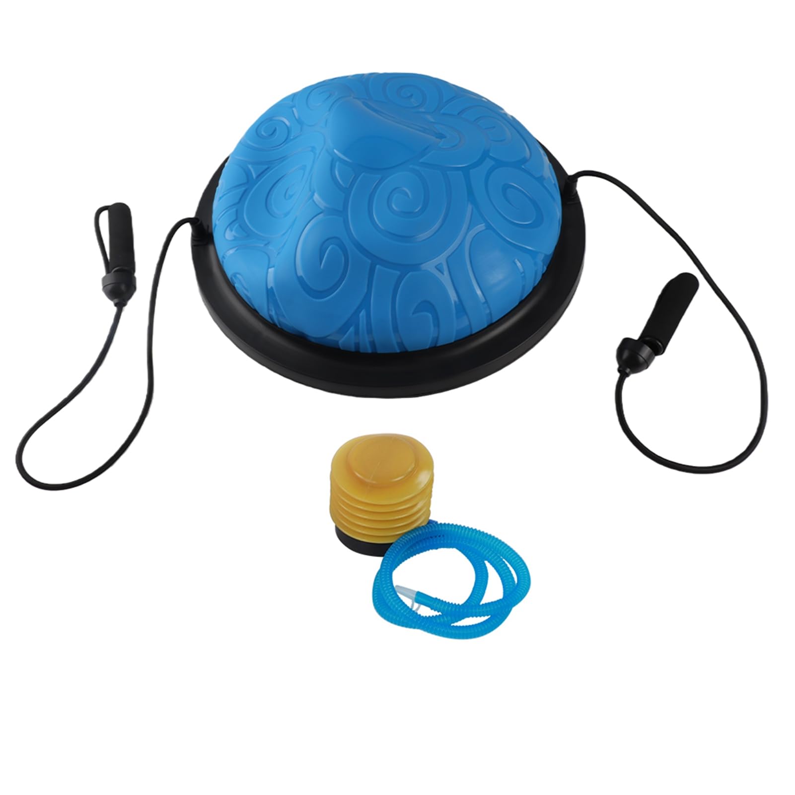 Mezza Palla per Bilanciamento Fitness, Anticaduta, per Esercizi di Yoga, Pilates, Viola, 18,1x18,1x7,9 Pollici