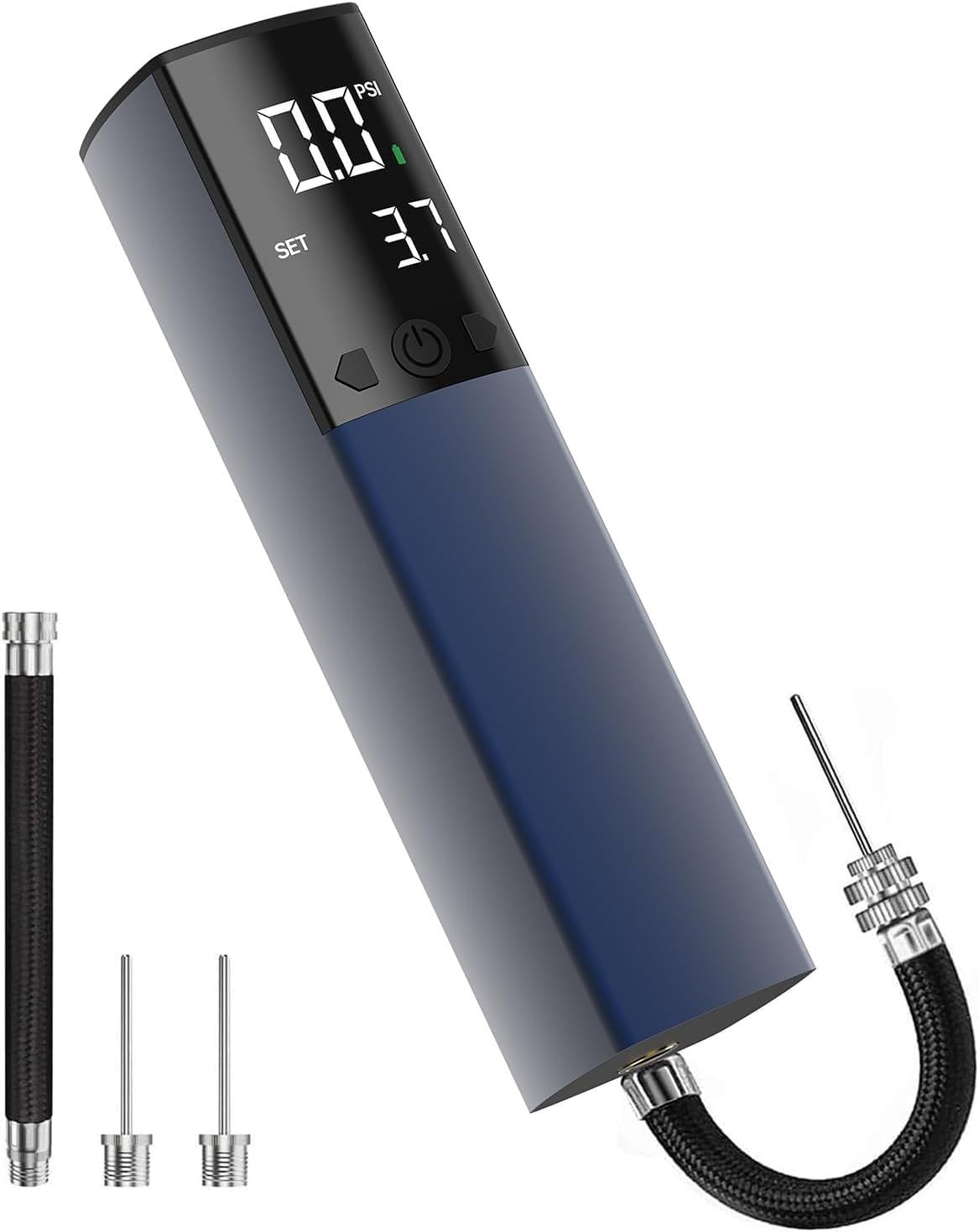 Pumteck Electric Ball Pump, Smart Air Pump Portable Fast Ball Inflation with Precise Pressure Gauge and Digital LCD Display for Football Basketball