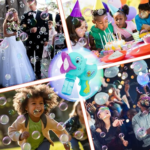 Image of Zest 4 Toyz Bubble Gun for Kids | Duck Bubble Blowing Toy with Bubble Solution | Bubble Shooter Duck Design Easy-to-Use for Boys and Girls - Green
