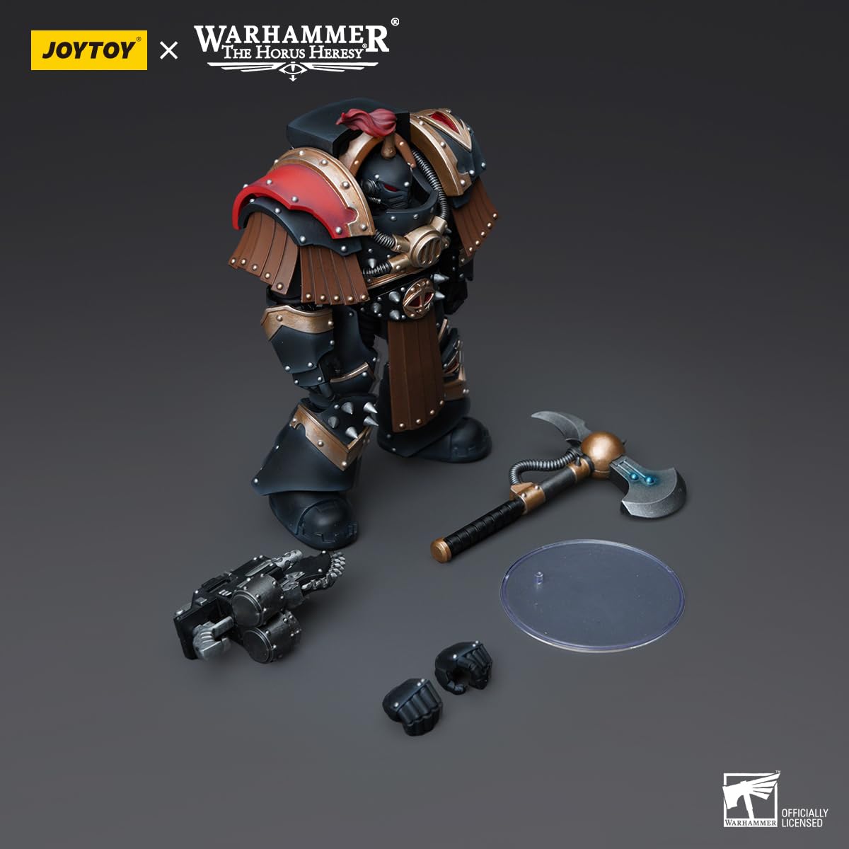 LEBOO JoyToy Warhammer The Horus Heresy Sons of Horus Justaerin Terminator Squad Justaerin con Multi-melta e Power Maul Action Figure da collezione in scala 1:18