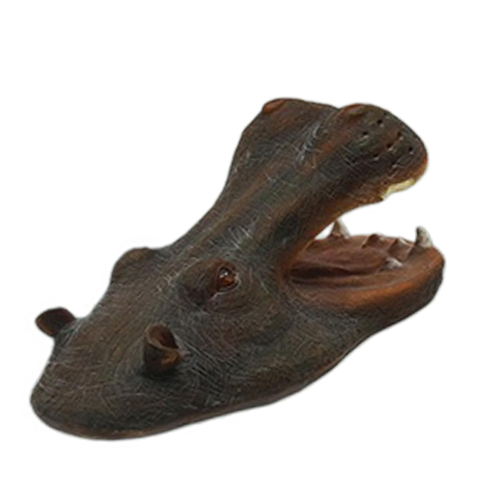 Qusinfc For Water Feature Container and Outdoor Pond Enhancement Exquisite Resin Floating Wildlife Decoration Realistic Figurine Premium Resin Floating Animal Statue