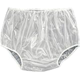 Waterproof Incontinence Underpants, Made of Soft Vinyl, Elastic Edges for Secure Fit, Hand Washable, Set of 3 - Size XX-Large