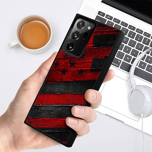 Miniatura 5 de DJSOK Funda compatible con Samsung Galaxy Note 20 Ultra, diseño con patrón de parachoques trasero, esquinas reforzadas antiarañazos, caver de TPU
