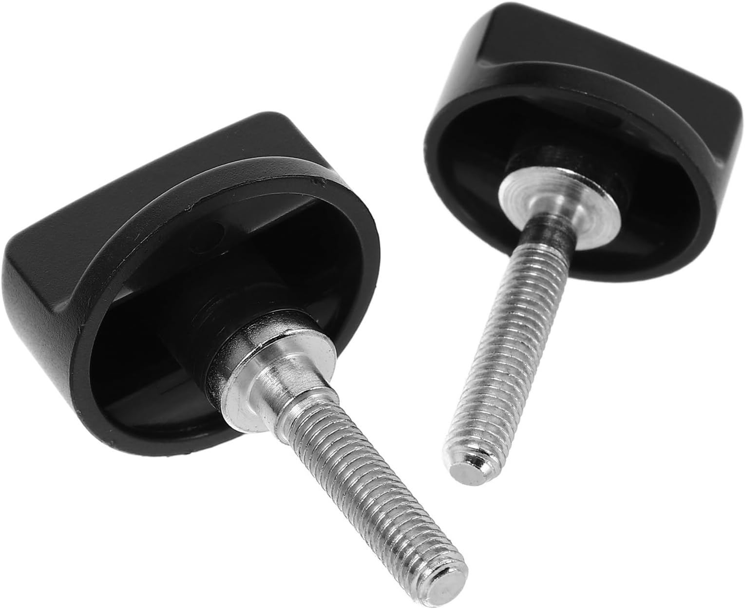 2pcs Selfie Stick Replacement Screw T Track Accessories for DIY Enthusiasts Professionals Fixation Versatile Tool Stainless Steel Plastic Black Suitable for Selfie Stick Repair