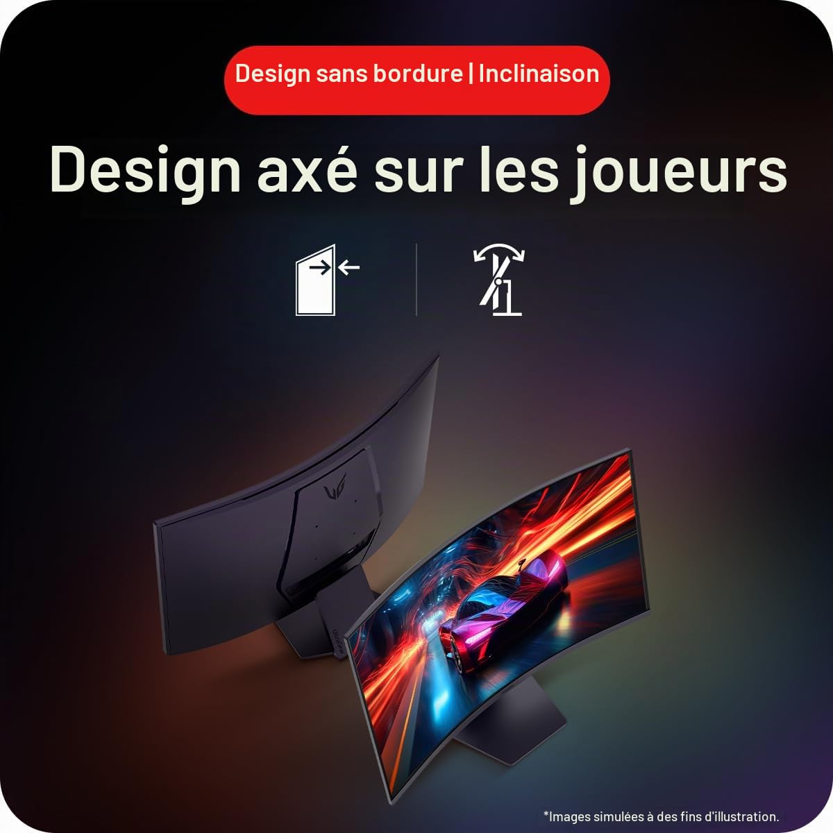 LG 32GS60QC-B Monitor PC 80 cm [31.5] 2560 x 1440 Pixel Quad HD LCD Nero (LG UltraGear 32GS60QC-B 31.5 In Quad HD 180 Hz VA Curved Black Gaming Monitor - 32GS60QC-B.AEKQ)