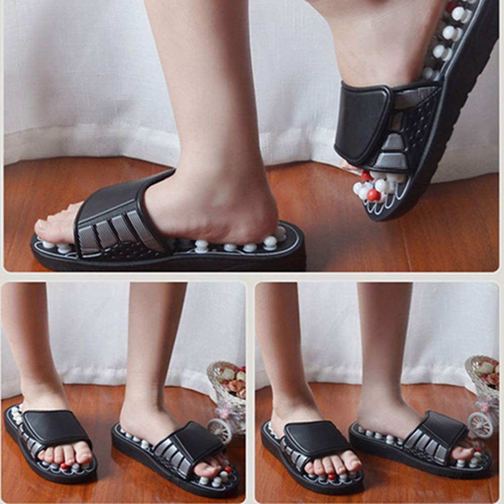 Appareil de massage des pieds - Chaussures de thérapie magnétique - Thérapie Anself, Acupression - Pantoufles de réflexologie, sandales pour homme