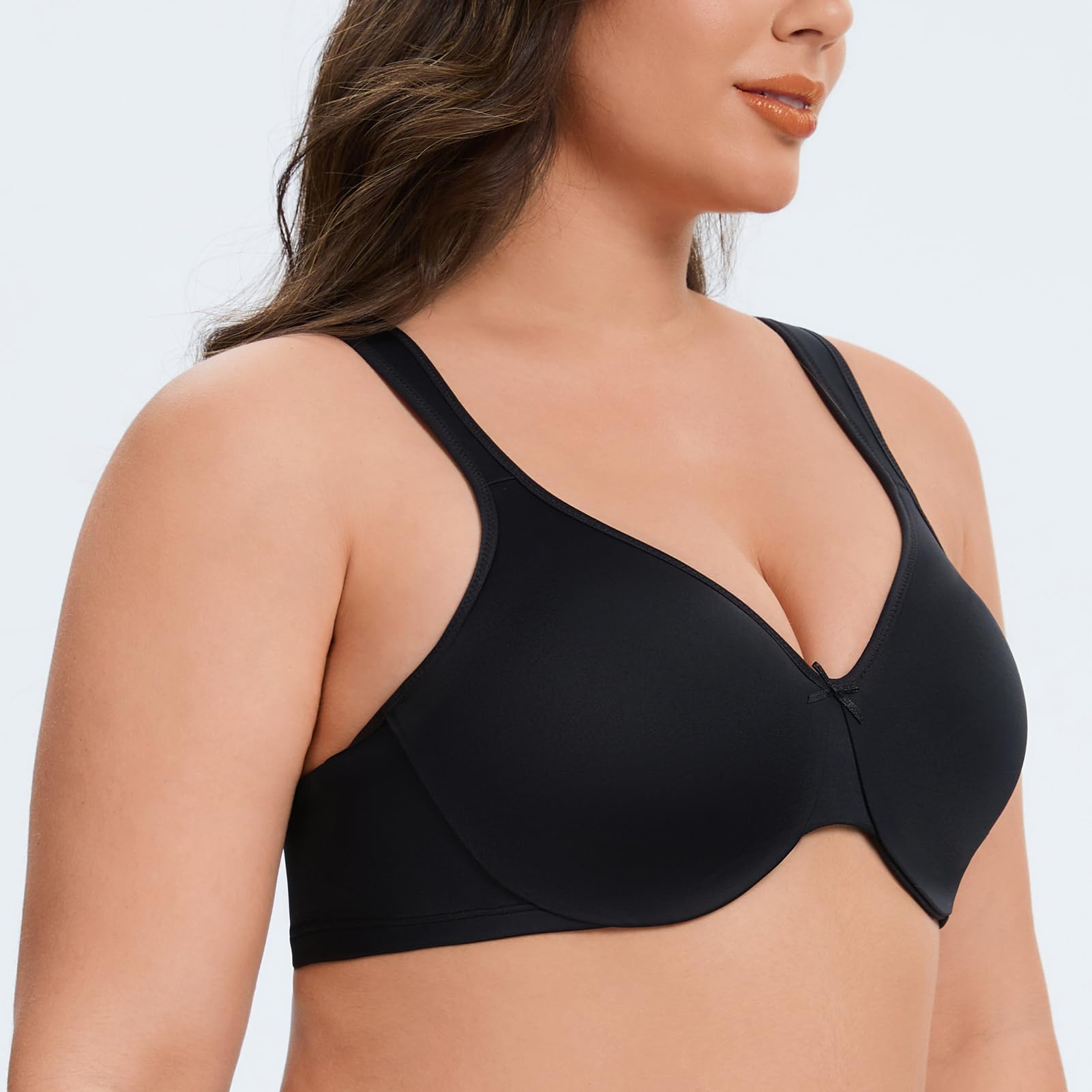 MELENECA Soutien-Gorge Minimiseur à Armatures, Grande Taille, sans Couture, Non rembourré, pour Femme