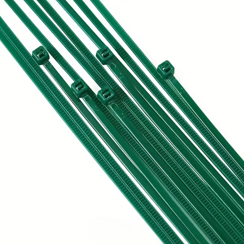 100PCS Reusable Plant Binding Twine Heavy-Duty Nylon Individually Wrapped Garden Straps for Indoor Support and Plant Training, 3x200mm