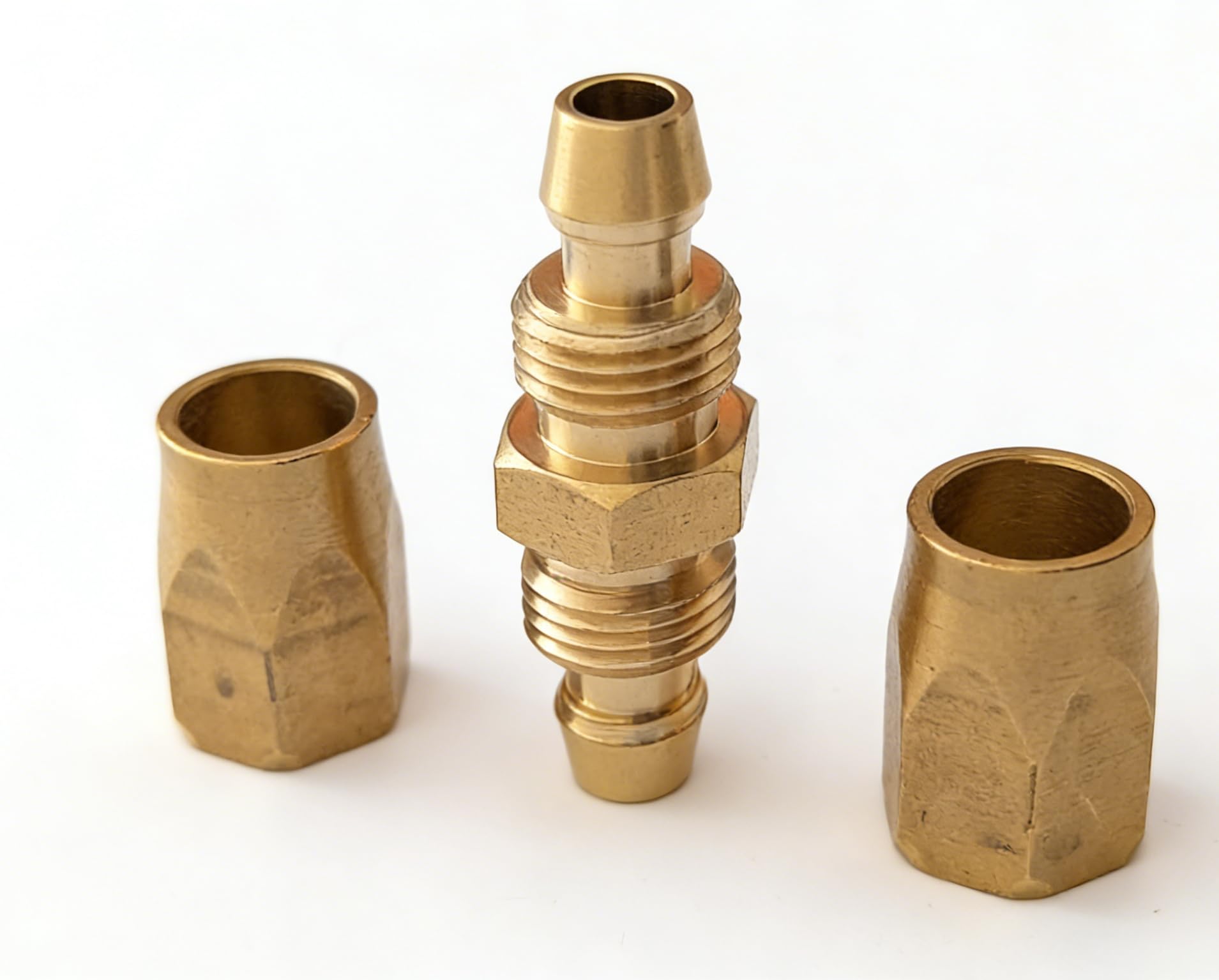 Zeluga ZL156 10 Pc. 1/4" Empalmadora de manguera de latón