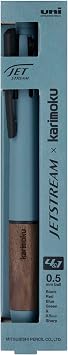 Mitsubishi Pencil MSXE5KF05.71 Multifunction Pen Jet Stream Karimoku 4 & 1 0.5 Steel Blue