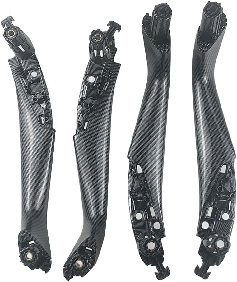 Car Door Handle for BMW 5 Series G30 2017-2022 Interior Door Handles Replace Cover Car Door Handles Accessories 520i 530e 530i 540i 540d 550i (Carbon Fiber Color)