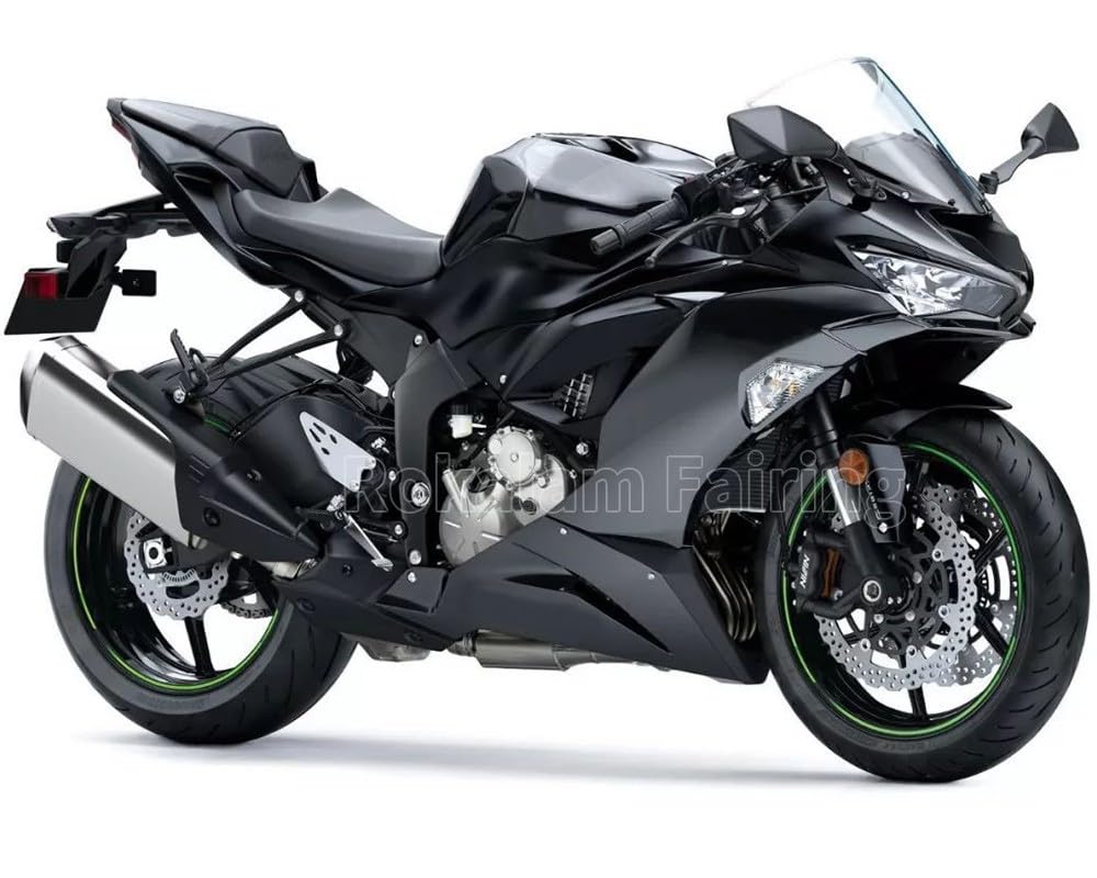 まさおNS1用 CBR600RR使用 ブラックカウルセット 6点 For Kawasaki Ninja ZX-6R ZX6R 2019 2020 2021 2022 636 ZX636 19 22