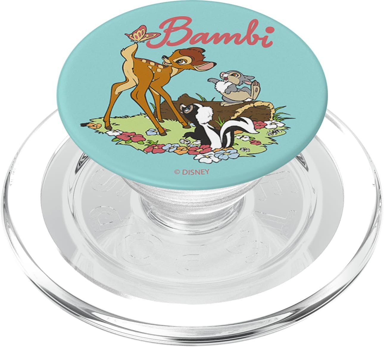 Disney Bambi Group Shot Logo PopSockets MagSafe PopGrip for iPhone