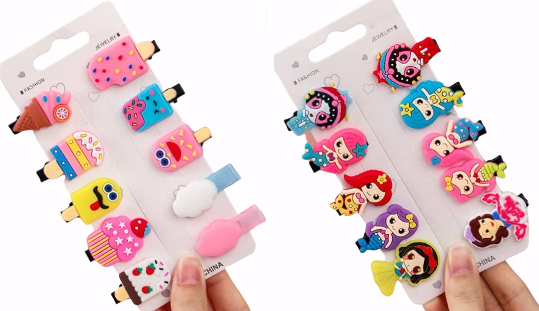 ANNACREATIONS Princess Mermaids Hair Clips Set Baby Hairpin For Kids Girls Toddler Barrettes Hair Accessories, 20 Pcs (STYLE 7) (B09GB4VC8Q) Amazon Price History, Amazon Price Tracker