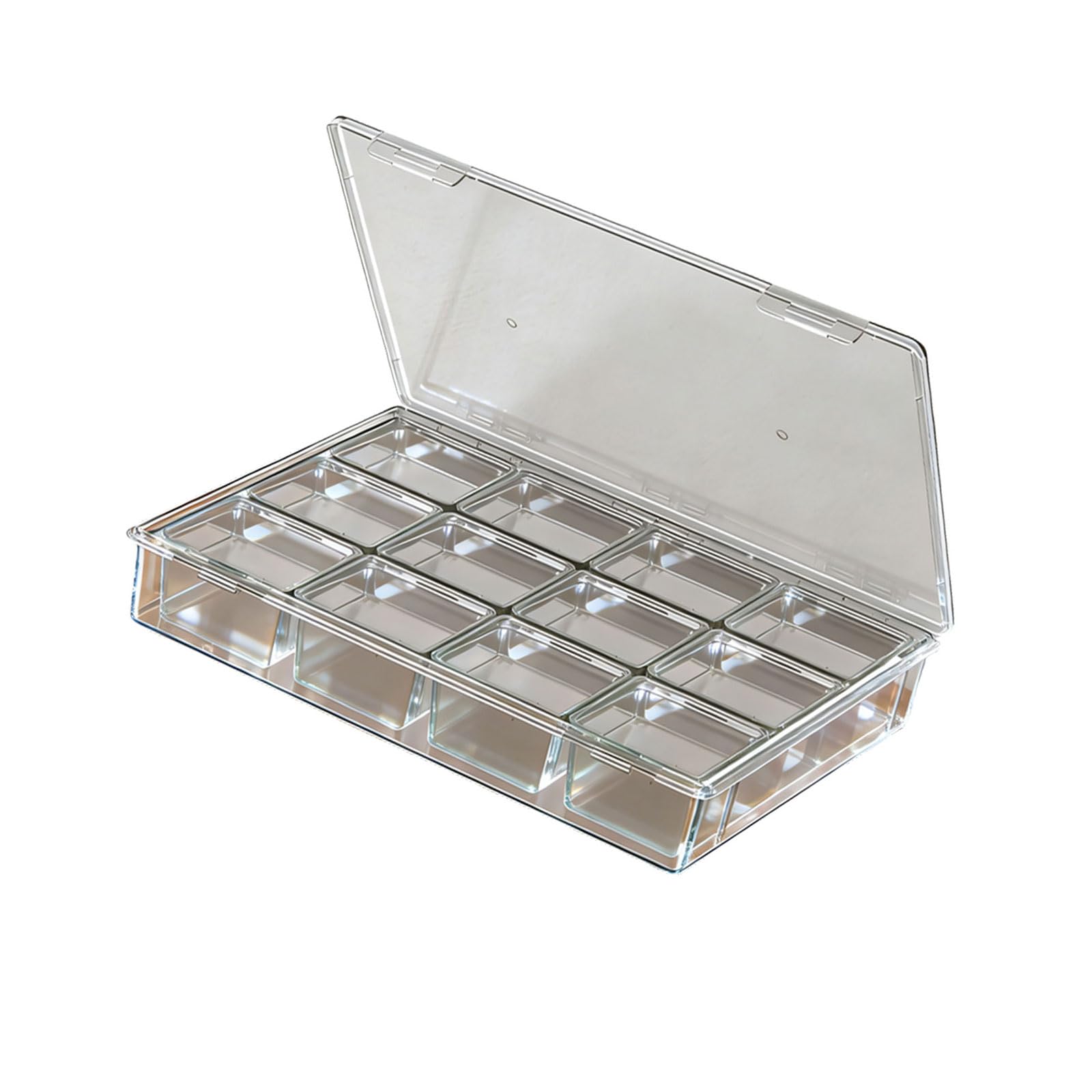 Msioytog Craft Organizers with Internal Sections Keeps Beads Buttons and Art Supplies Neatly Arranged Tool Organizers Box