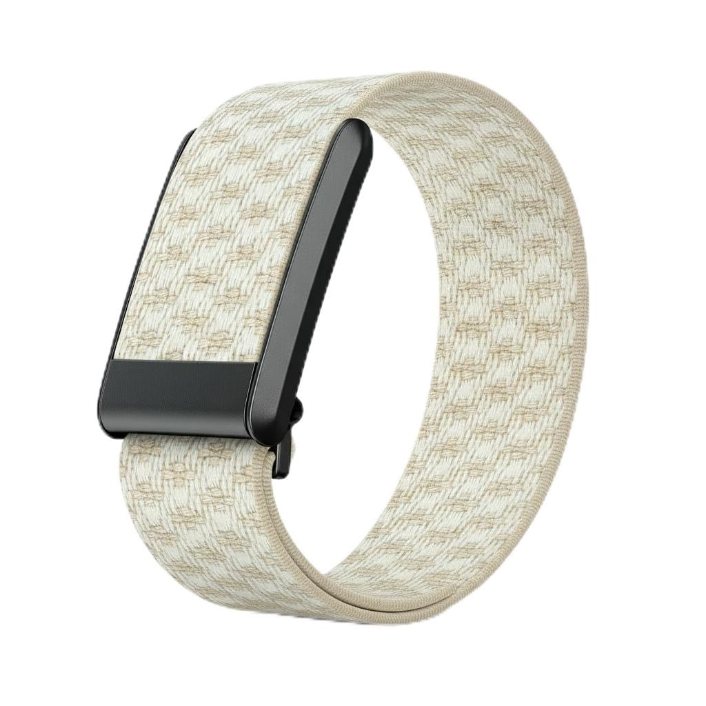 AGVFPH Whoop 4.0 Compatible Band | Feel Soft Woven Strap, Breathable & Adjustable Wristband, Starlight