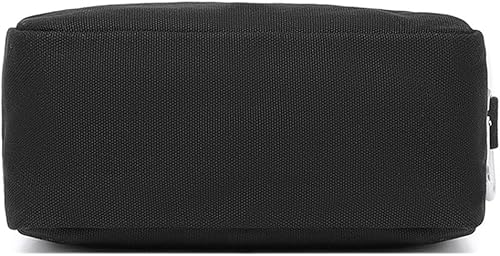 Miniatura 10 de YONBEN Bolsa organizadora ligera para cosméticos con cierre de anillo, bolsa de maquillaje de viaje perfecta para mujer, diseño de soporte de