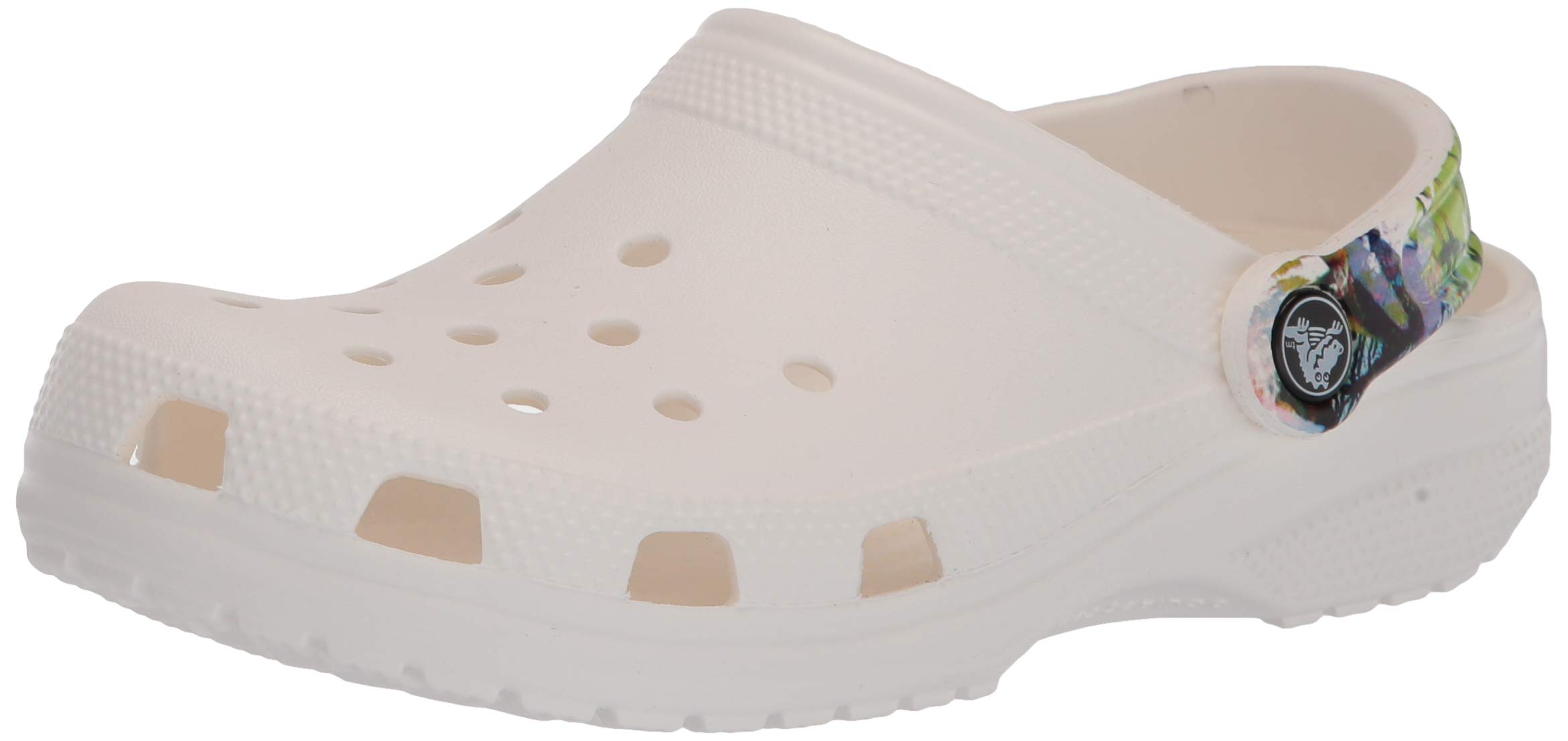 Crocs Unisex Classic Clogs (Retired Colors), White/Graffiti, 11 US Women