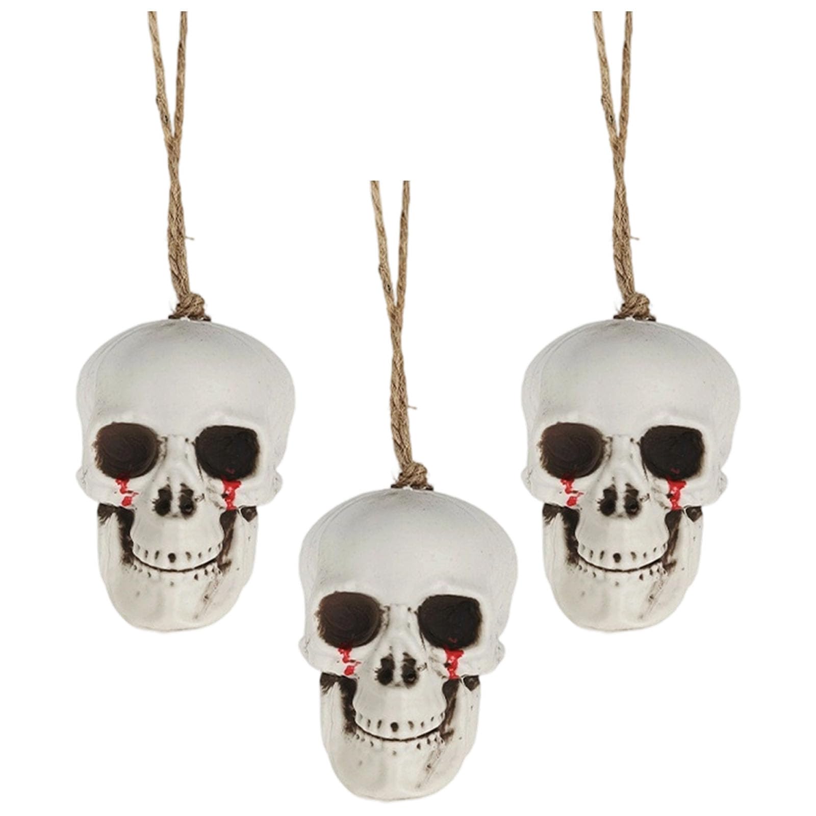 YPBEW Halloween Scary Skull Ornament with for Themed Parties Skull Ornament