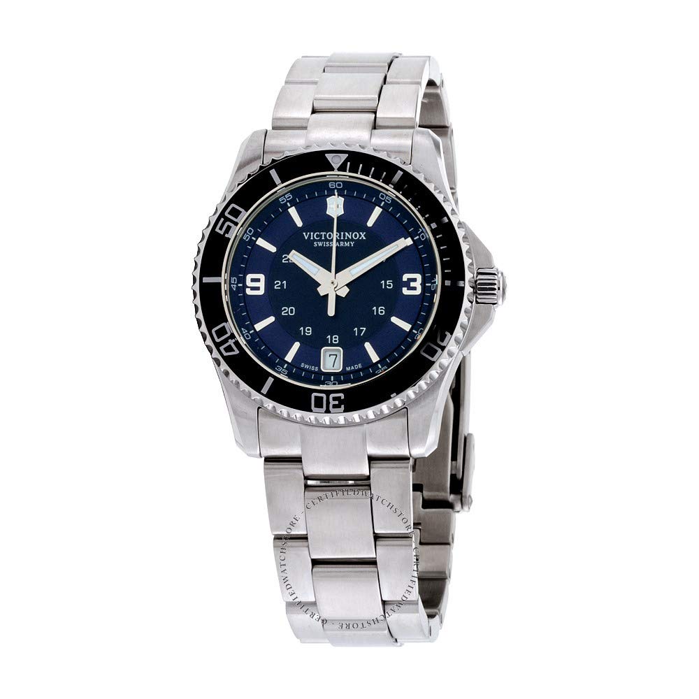 Victorinox Maverick Analogue Blue Dial 34mm Womens Watch (B00FEARKNG) Amazon Price History, Amazon Price Tracker