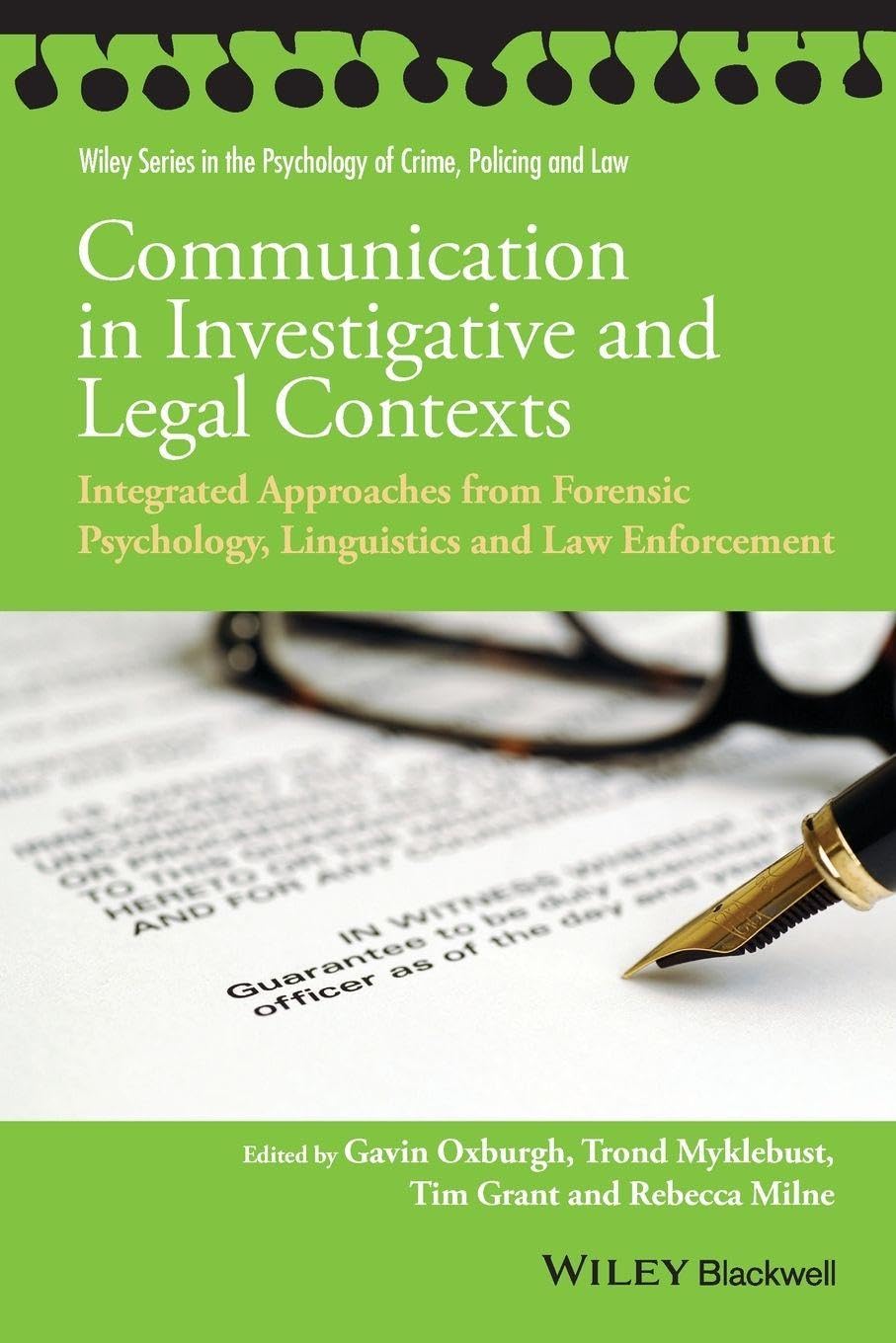 Communication in Investigative and Legal Contexts – Integrated Approaches from …