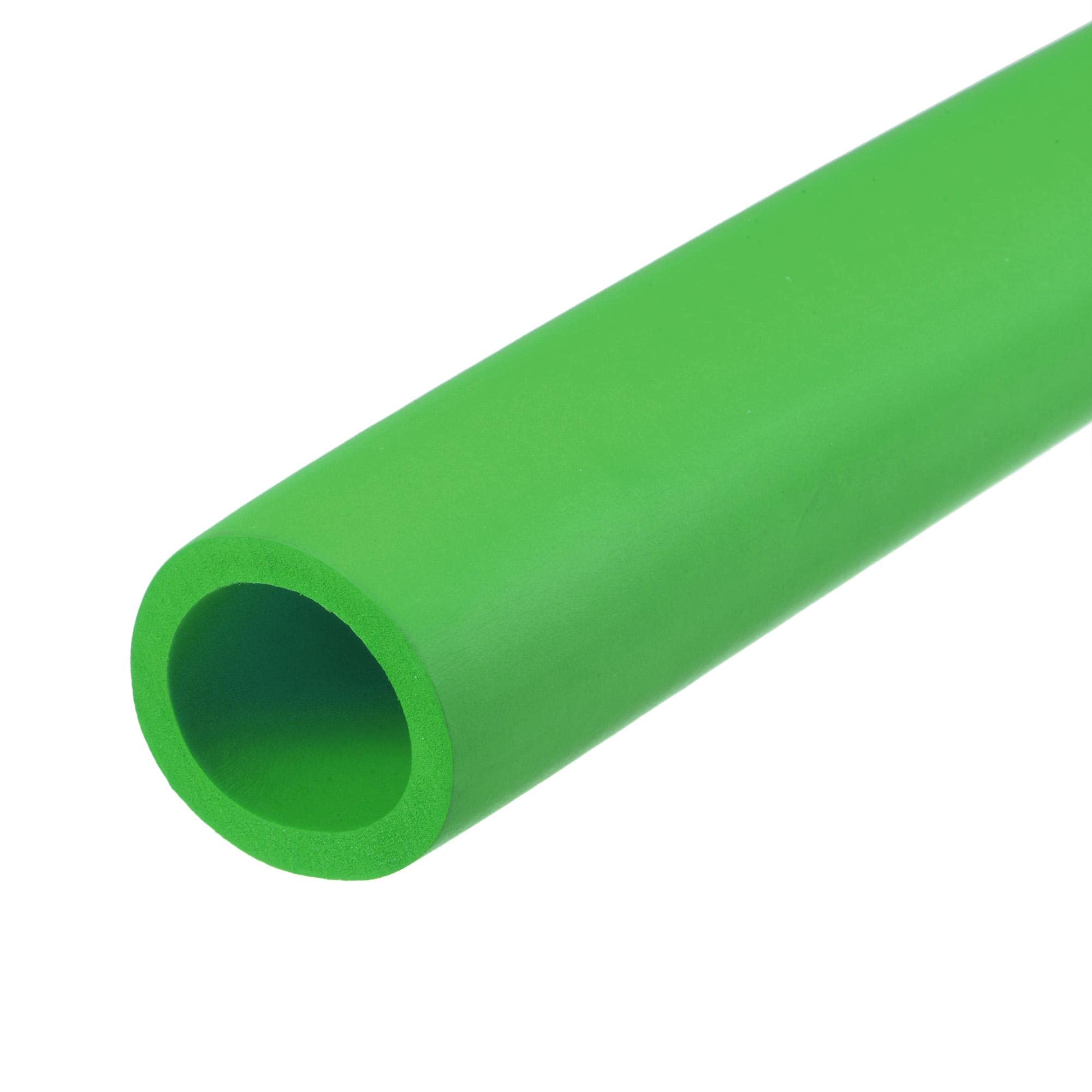uxcell Foam Tubing for Handle Grip Support, 32mm ID 44mm OD 1m Length Green