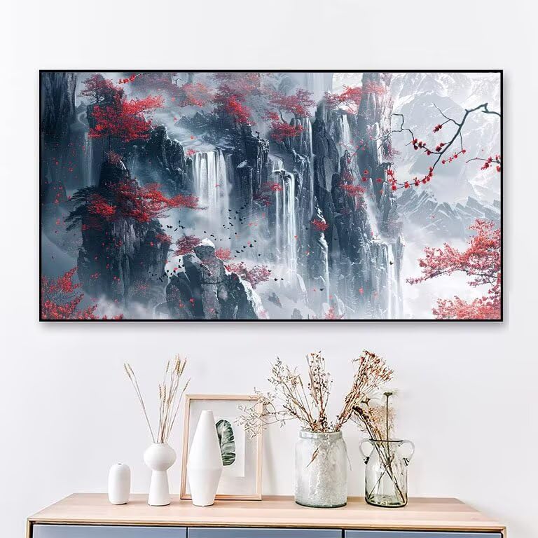 Broderie Diamant kit complet pour sublimer votre decoration maison avec un paysage S-340
