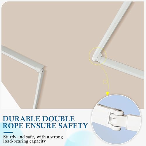 Miniatura 5 de Toldo retráctil de 9,8 x 8,2 pies, para patio, refugio al aire libre con manivela y poliéster, resistente al agua, para patio, balcón, tienda,