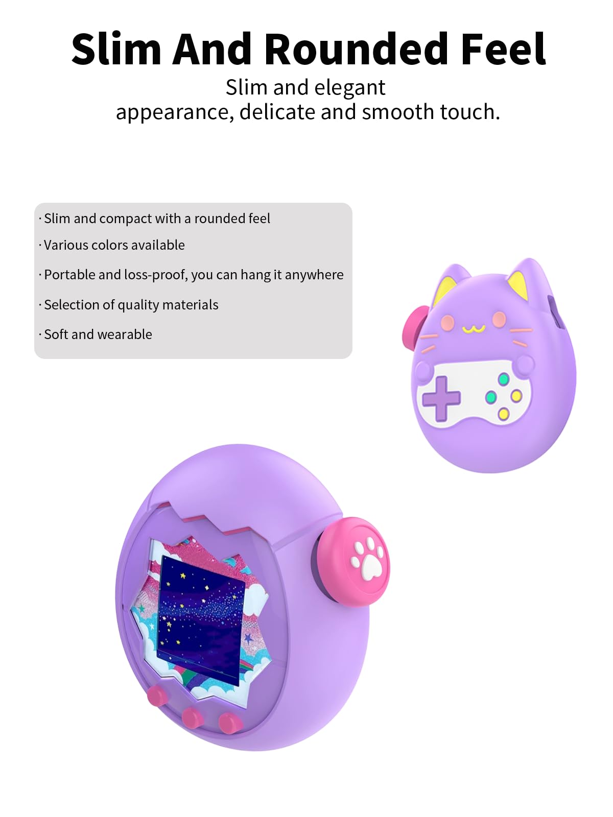 Silikonowe etui ochronne do Tamagotchi Paradise – miękkie, odporne na upadki, odporne na uderzenia, ze sznurkiem, elektroniczne akcesoria dla zwierząt domowych, ochrona do Virtual Pet Game