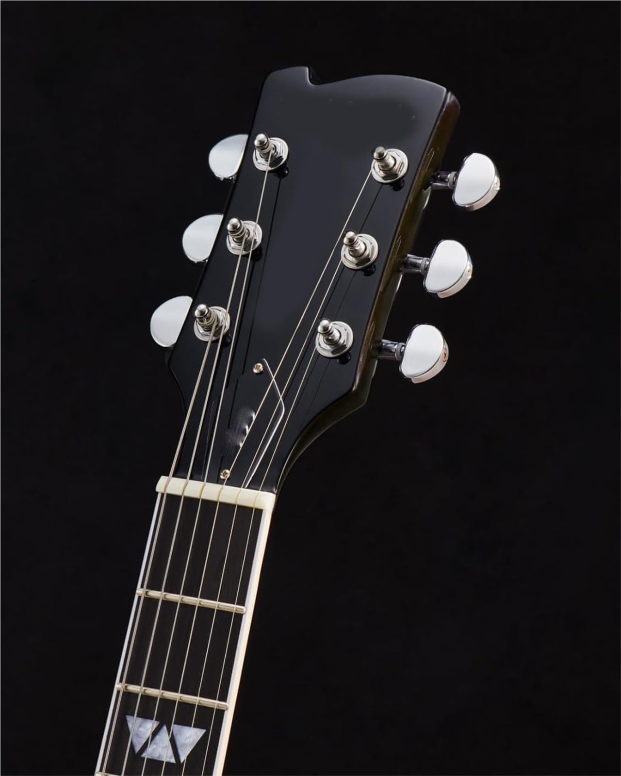 Guitare Électrique 6 Cordes Taille Standard Corps Semi Creux Tête Ronde Grandes Flûtes Guitare Électrique Débutants