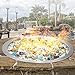 VEVOR 24 inch Round Drop-in Fire Pit Pan, Stainless Steel Fire Pit Burner, Natural & Propane Gas Fire Pan 92,000 BTU, for Indoor or Outdoor Use