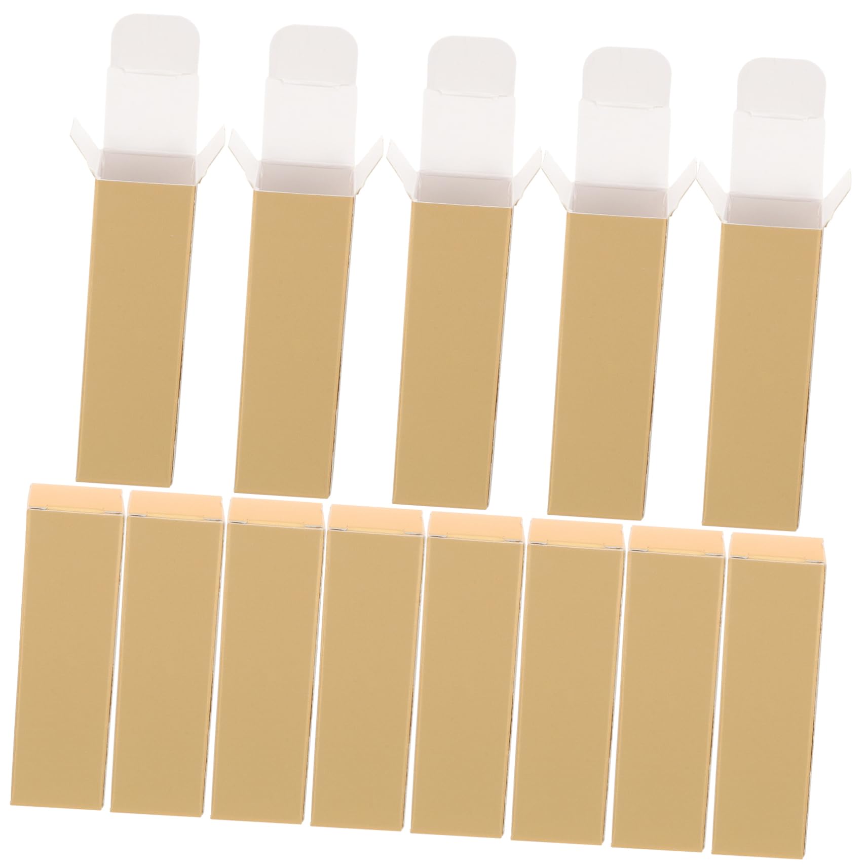 BESTYASH 4 Sätze Geschenkboxen Für Lippenstifte Leere Papierboxen Für Lipgloss Verpackungsboxen Für Faltbare Aufbewahrungsbehälter Für Lippenpflege Und Parfum Für Reisen Und 50 Stück * 4