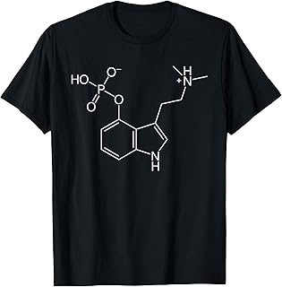 Psilocybin Molecule Magic Mushroom T-Shirt