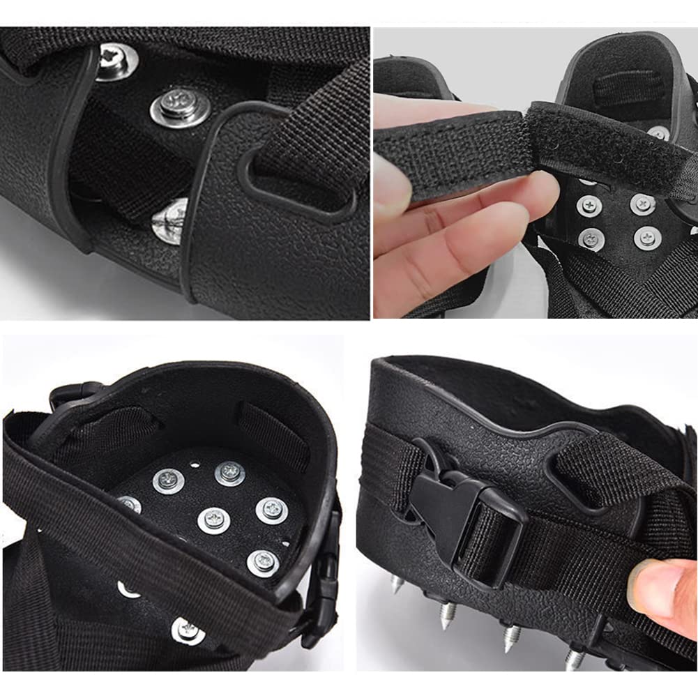 Ramponi Da Neve Per Scarpe 1 paio di ramponi da arrampicata antiscivolo 32 borchie ramponi da ghiaccio professionali ramponi da ghiaccio in acciaio inossidabile attrezzatura invernale for esterni