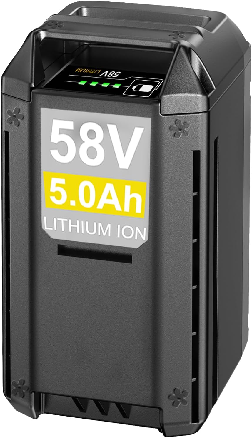 DTK Battery Replacement for Echo 58V 5.0Ah Battery CBP-58V40 CBP-58V CHT-58V CDST-58V Cordless Tool