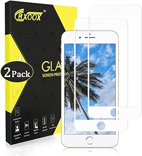 CRXOOX [2 Piezas Cristal Templado para iPhone 7 Plus, 9H Dureza,
Anti-Huella,Alta Definicion,Blanco : Protectores de pantalla CRXOOX [2 Piezas Cristal Templado para iPhone 7 Plus, 9H Dureza,
Anti-Huella,Alta Definicion,Blanco : Protectores de pantalla
